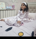 لباس خواب دخترانه طرح خرگوش و قلب